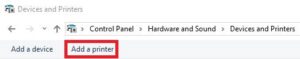 Printer Add Device