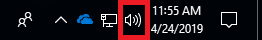 Sound Icon Taskbar